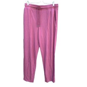 SIMPLY Vera Vera Wang women's size medium elastic waist pink lounge pants